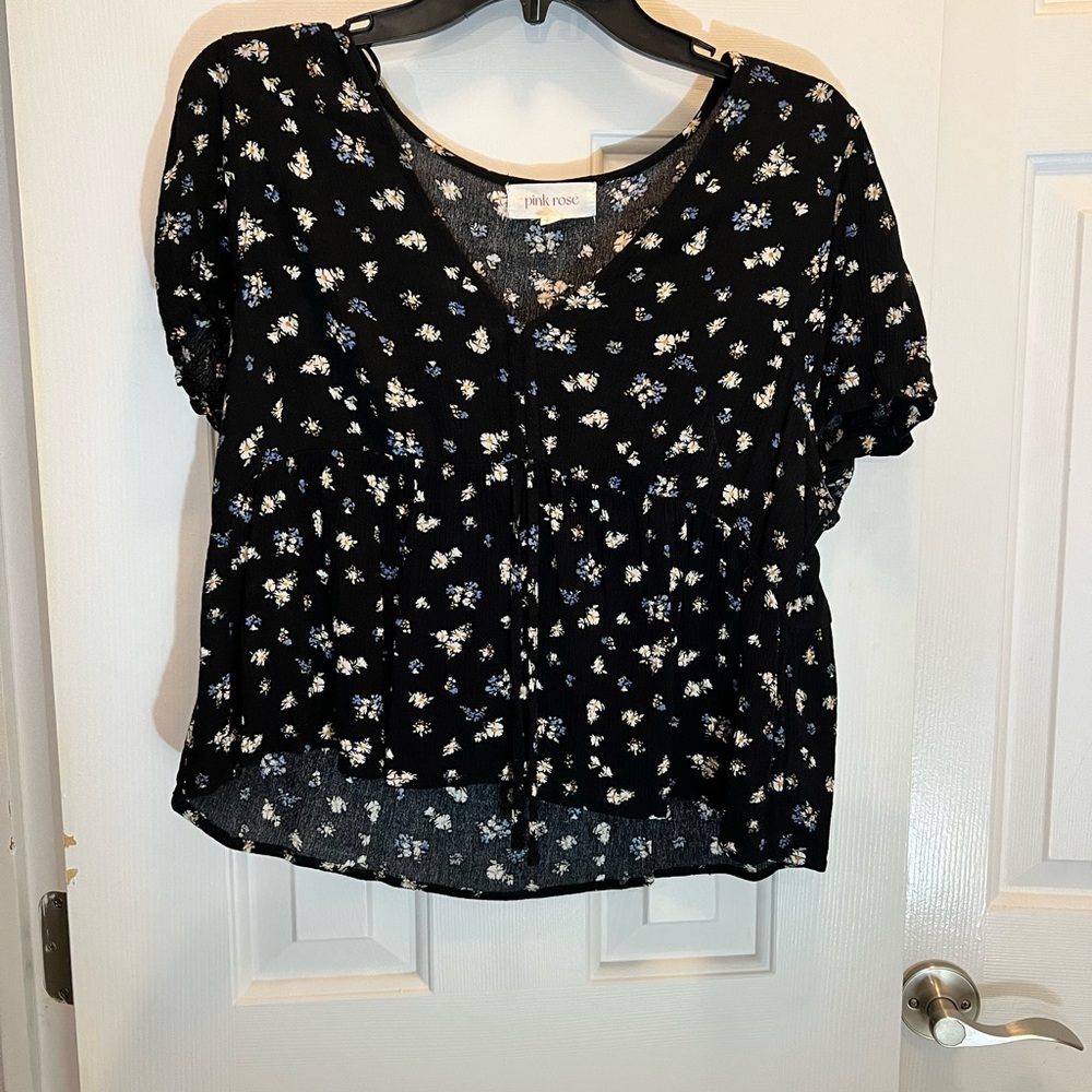 Pink Rose Blouse